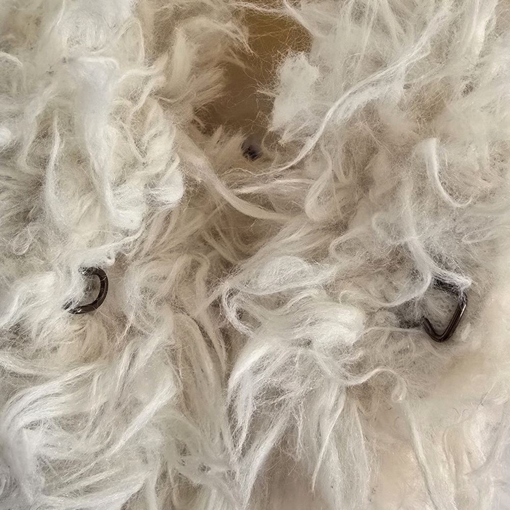 Fluffy White Vest - Picture 5 of 5